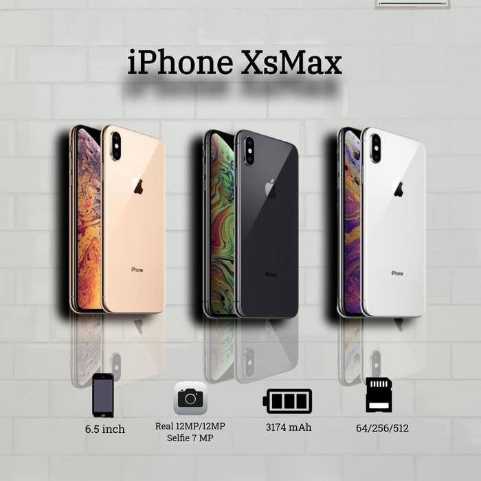 Gambar Second iPhone Xs Max 256GB ALL COLOUR - Gold dari MK Cellular Medan undefined Tokopedia