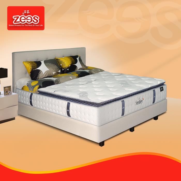 Gambar Zees Springbed Tipe Smiley, off white Emoticons - Mattress Only - 100 x 200 dari Zees Mattress Gallery undefined Tokopedia