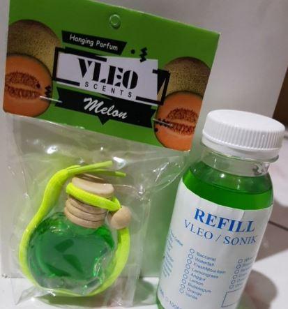 Gambar PAKET PARFUM MOBIL DAN RUANGAN VLEO DAN REFILL 100ML - PAKET MELON dari Fiqs Store undefined Tokopedia