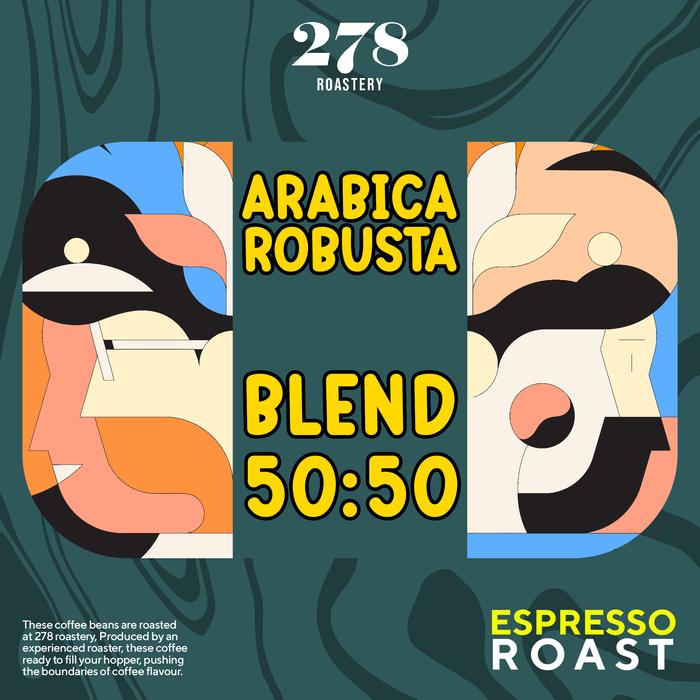 Jual SAMPLE Biji Kopi Arabica Robusta Blend (ESPRESSO 50:50) (100GR ...