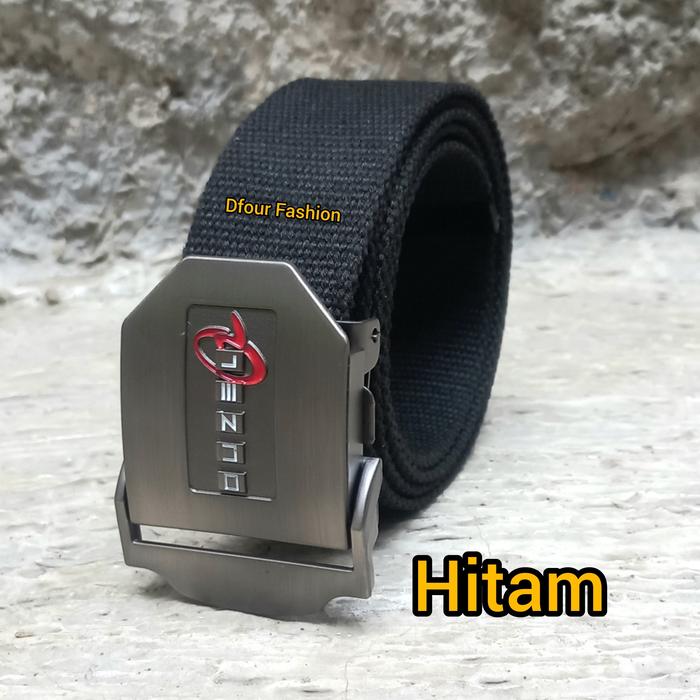 Gambar Dfour Ikat Pinggang BIG SIZE Pria Wanita Bahan Kanvas - Hitam, 150cm dari Dfour Fashion undefined Tokopedia