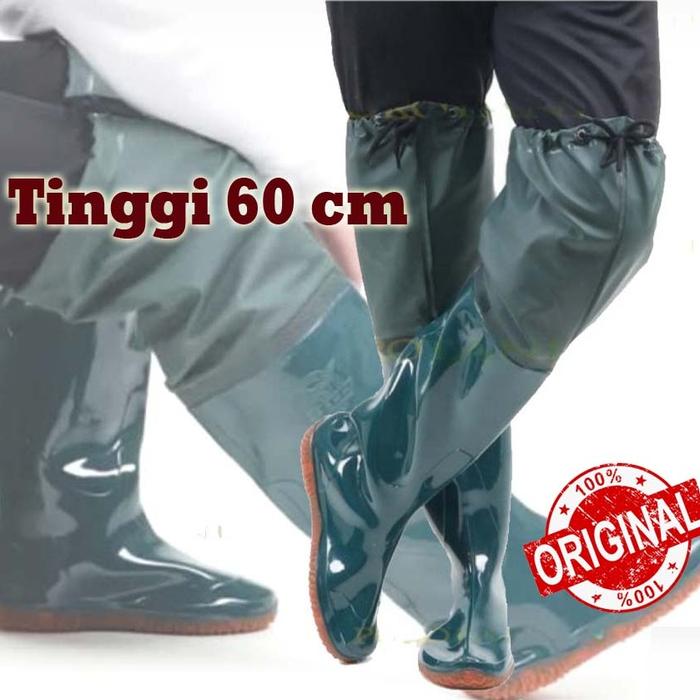 Gambar SEPATU BOOT BERTANI SEPATU SAWAH BERKEBUN MEMANCING 60 cm - Hijau, 40 dari Mitrataniglobal undefined Tokopedia