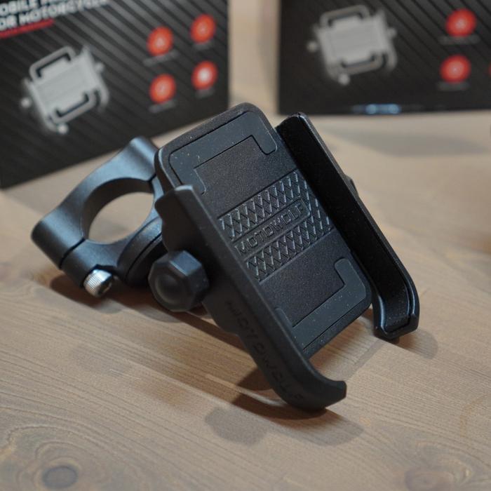 Gambar Honda Genuine H2C x Motowolf Mobile Phone Holder HP Motor (Handlebar) dari MotoVersa undefined Tokopedia