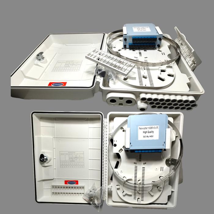 Gambar odp 24 core paz, odp 24 core lengkap, odp 24 core double lock, fat - SpliterBox 1:16 dari NS2 INDONESIA undefined Tokopedia