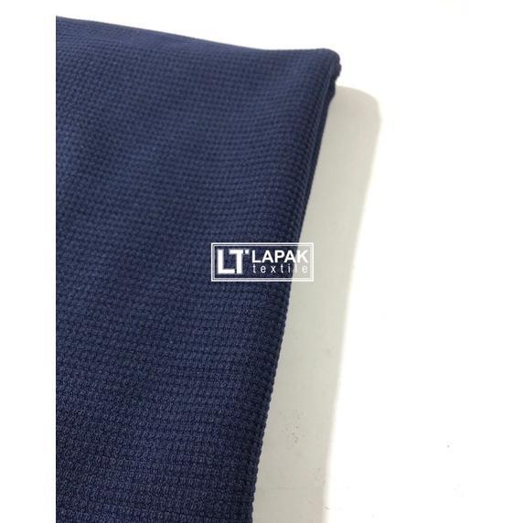 Gambar bahan kain knit waffle uniqlo meteran/ Eceran (0,5 meter) - 8, 0,5 meter dari Xaren Shop undefined Tokopedia
