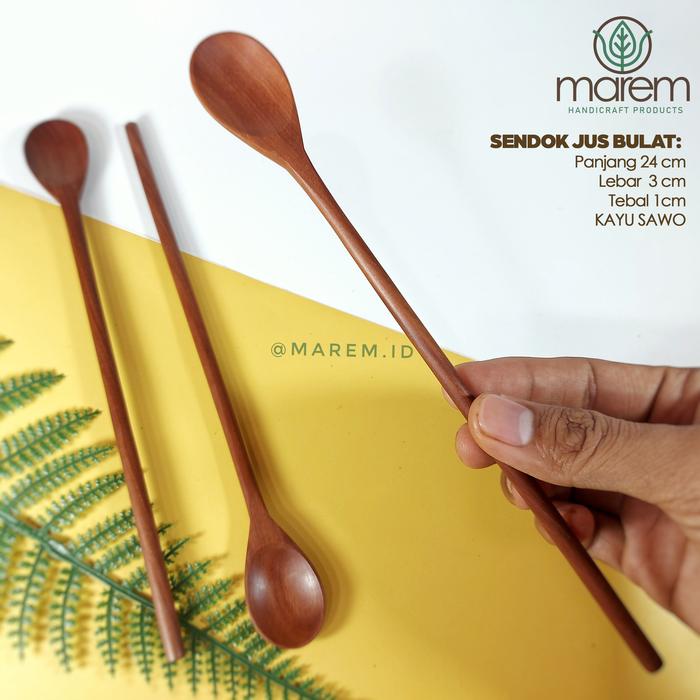 Gambar SENDOK KAYU KOREA | SENDOK TAKAR KAYU | SENDOK MAKAN KAYU - SENDOK JUS A dari marem.id jogja undefined Tokopedia