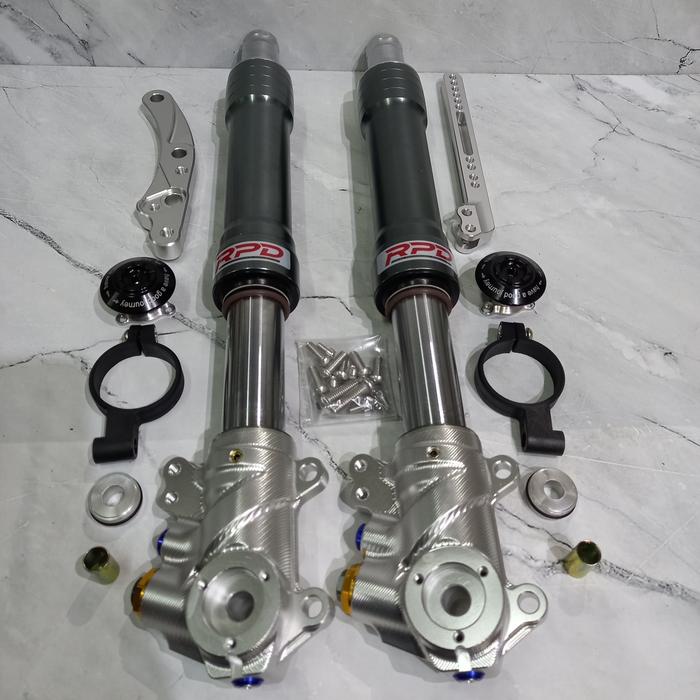 Gambar Shock Depan Nmax Up Side Down RPD - Titanium dari kedairiders undefined Tokopedia