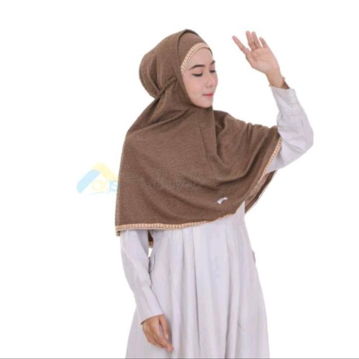 Gambar Bergo Bahima Kerudung Al Hikmah - Bergo Babat Al Hikmah Hijab Instan - Moca, XXS dari OK IS omah kuning is undefined Tokopedia