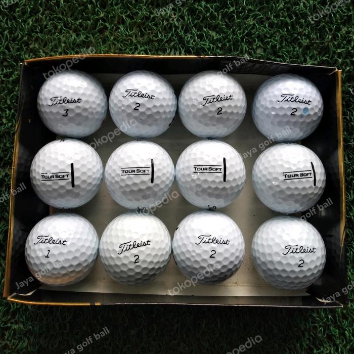 Gambar bola golf second Titleist Tour soft Grade A super.isi 12 pcs dari JAYA GOLF BALL undefined Tokopedia