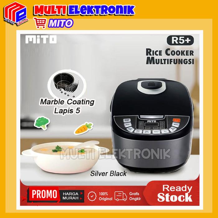 Gambar Mito digital rice cooker 2L 8in1/magic com mito Promo - R5+BlackSilver dari Toko Multi Elektronik undefined Tokopedia