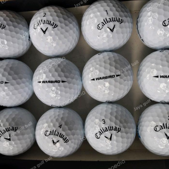 Gambar Bola golf second CALLAWAY WARBIRD Grade A SUPER isi 12 pcs dari JAYA GOLF BALL undefined Tokopedia