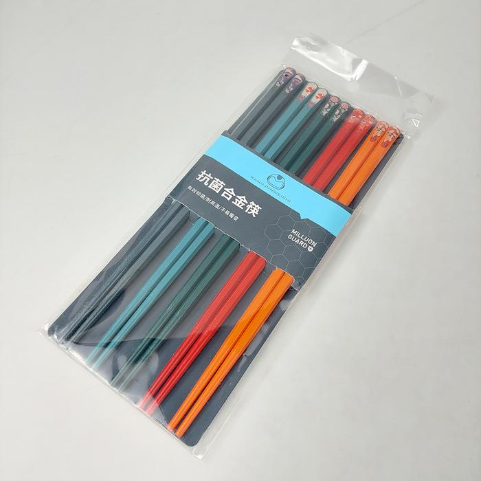 Gambar Piepie Alat Makan Sumpit Japanese Style Reusable Chopstick 5 Pasang - Multi Color dari piepiebakewareofficial undefined Tokopedia