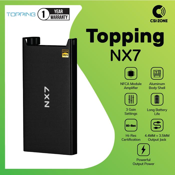 Gambar Topping NX7 NFCA Portable Headphone Amplifier - Hitam dari CSI-ZONE undefined Tokopedia