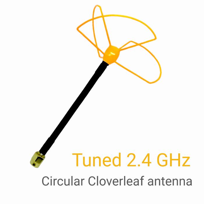 Gambar TUNED ANTENA 2.4 GHZ CLOVERLEAF FPV LONG RANGE TRANSMITTER RECEIVER - LHCP, RPSMA (lubang) dari antennahobby undefined Tokopedia