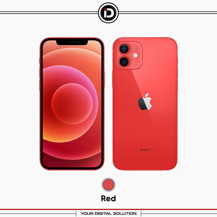 Gambar (RESMI) Apple iPhone 12 64GB 128GB 256GB Red Green Blue Black Purple - RED, IPHONE 12 128GB dari iDigital ID undefined Tokopedia