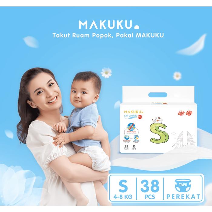 Gambar Makuku Air Diapers Slim / Baby Diapers / Popok - S38 dari BonbonBaby undefined Tokopedia
