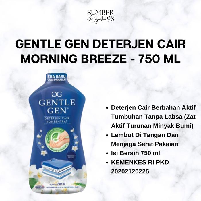 Gambar Gentle Gen 750ml Deterjen Cair Botol Biru Pink Hijau Detergent - Biru dari Sumber Rejeki 98 Malang undefined Tokopedia