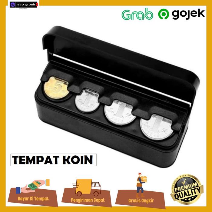 Gambar Tempat Uang Koin / Coin & E-Toll Card Holder Di Mobil Plus Perekat - Koin Saja dari AVO GROSIR undefined Tokopedia