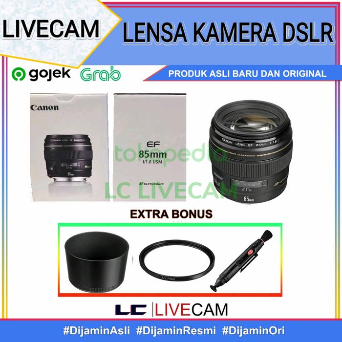 CANON EF 85MM USM LENSA CANON EF 85MM USM/ CANON 85MM  WHITE BOX
