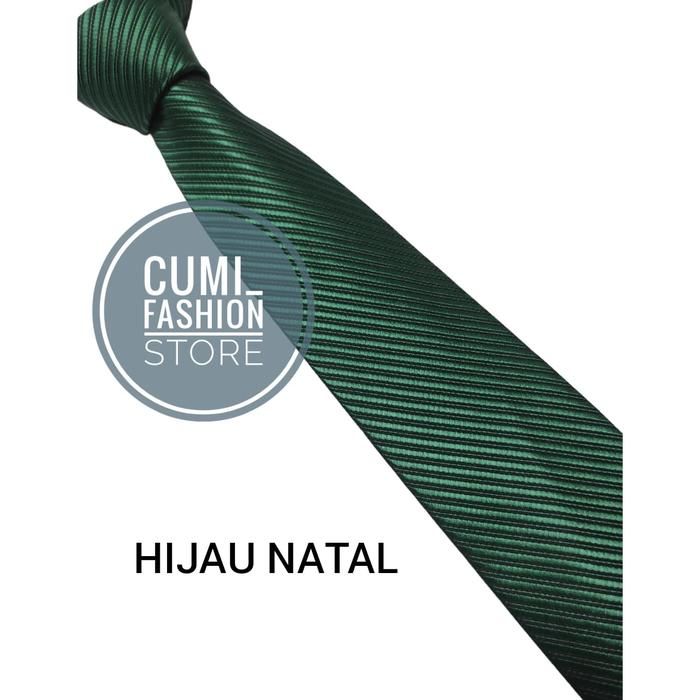 Gambar Dasi salur berbagai macam varian warna hijau - Hijau botol - Hijau natal dari Cumi storefashion undefined Tokopedia