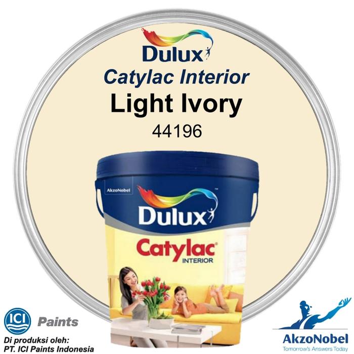 Gambar CAT DULUX CATYLAC INTERIOR 5 KG - LIGHT IVORY 44196 - Tinting dari TOKO CAT DULUX Decorative undefined Tokopedia