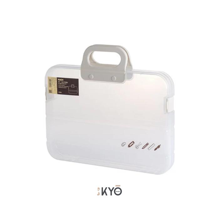 Gambar KYO Paper Organizer Box File Document Bag Hardcase Paper Folder Bag A4 - CLEAR, DENGAN BUBBLE dari KYO Home.co undefined Tokopedia