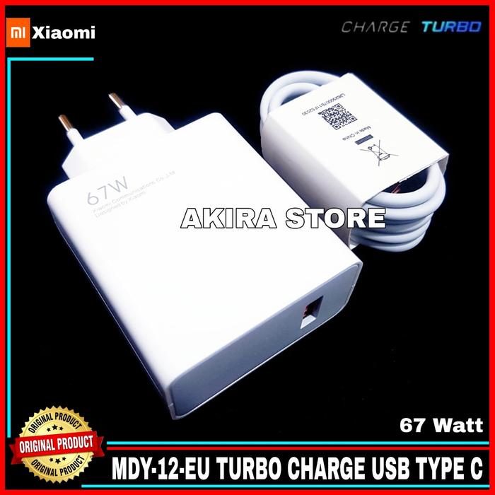 Gambar Charger Xiaomi 12 Lite 5G ORIGINAL 100% TURBO CHARGE 67 Watt Type C dari Akira Store17 undefined Tokopedia