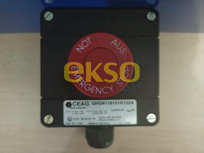 Gambar EATON CEAG GHG4118101R1024 EMERGENCY STOP PUSH BUTTON dari EKSO.CO.ID undefined Tokopedia