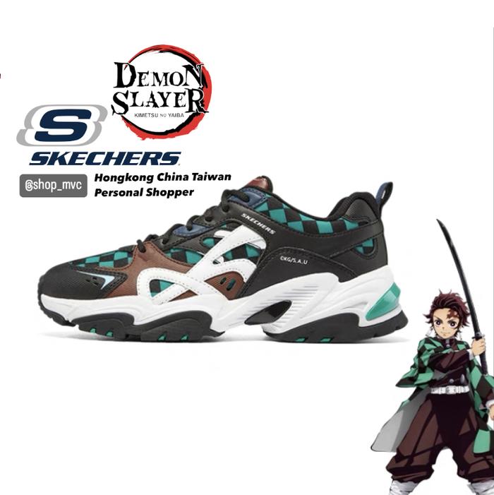 Jual Skechers X Demon Slayer Tanjiro Kamado Sneakers Authentic Kab