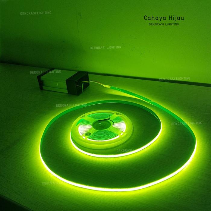 Gambar Lampu led strip smd dotless flexible 12volt 5meter cahaya terang - Hijau dari DEKORASI LIGHTING undefined Tokopedia