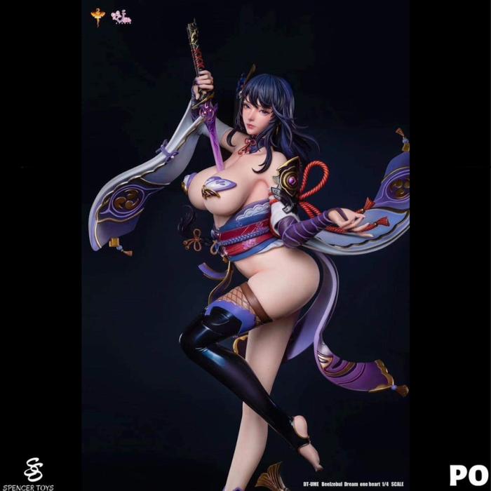 Gambar DT x Ume studio - Beelzebul / Raiden Shogun Genshin impact FIGURE STAT - Type A dari All Mix shop tokopedia undefined Tokopedia