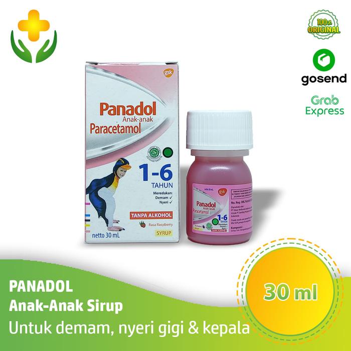 Gambar Panadol Anak 1-6 Tahun Sirup 30 ml 60 ml Obat Demam Sakit Gigi - 30 ml dari APOTEK BAROKAH MEDIKA undefined Tokopedia