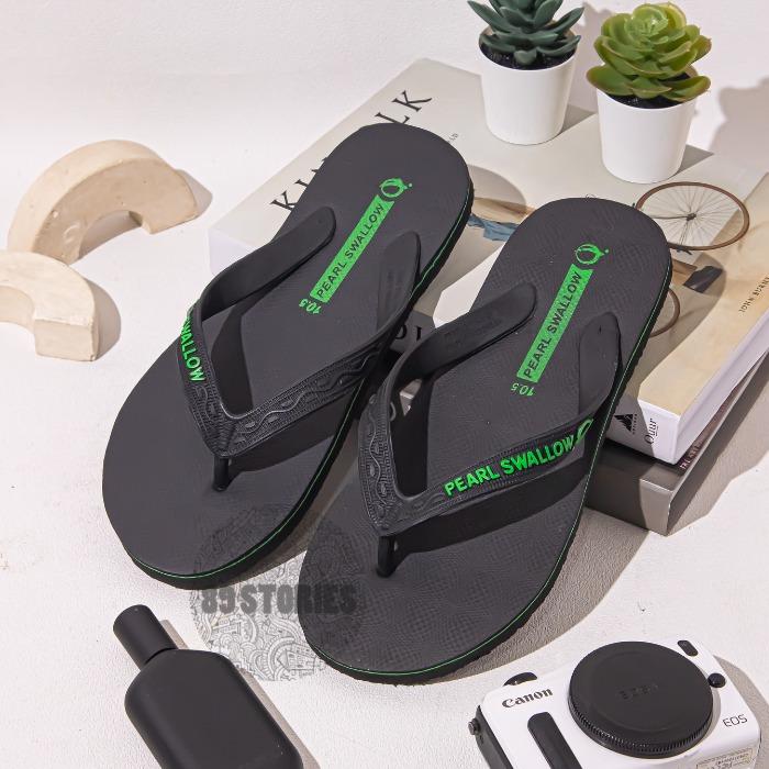 Gambar SATUAN Sandal Jepit / Sendal Jepit Sun Swallow Hitam Full Black 11-12 - Dark Black, 10 dari 89stories undefined Tokopedia
