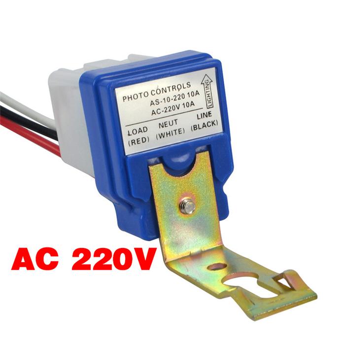 Gambar Sensor Cahaya Photo/Fotocell Sensor Cahaya/Saklar Lampu 220V-10A - Biru dari MMJ-MAX undefined Tokopedia