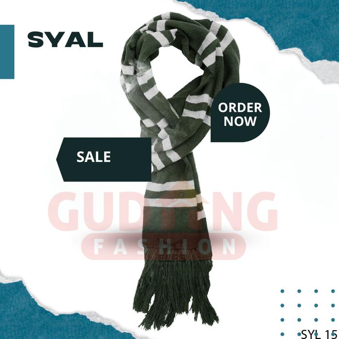 Gambar Syal Leher Kombinasi Rajut - SYL 15 - SYL 15 dari Gudang Fashion Id undefined Tokopedia