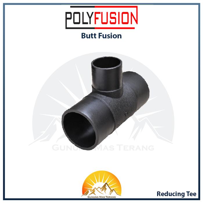 Gambar Polyfusion HDPE Reducing Tee Butt Fusion 90 110 mm 3 4 In PN10 PN16 dari GMT Plumbing undefined Tokopedia