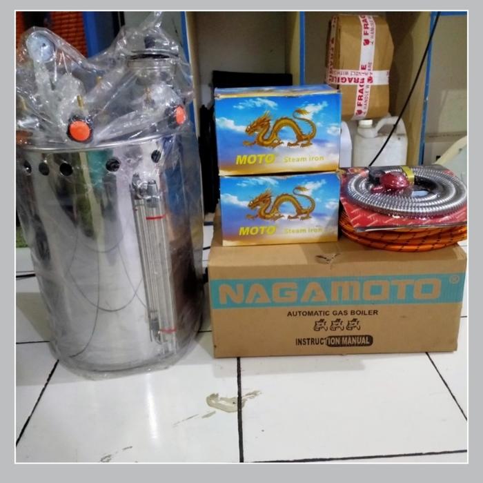 Gambar setrika uap nagamoto 25 liter otomatis japan - 25 liter dari BOGOR MESIN LAUNDRY undefined Tokopedia