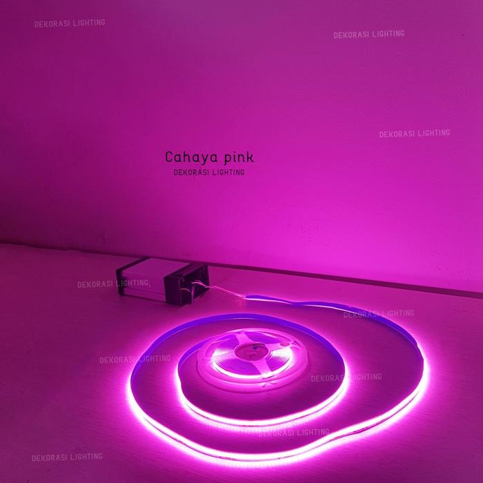 Gambar Lampu led strip smd dotless flexible 12volt 5meter cahaya terang - Pink dari DEKORASI LIGHTING undefined Tokopedia