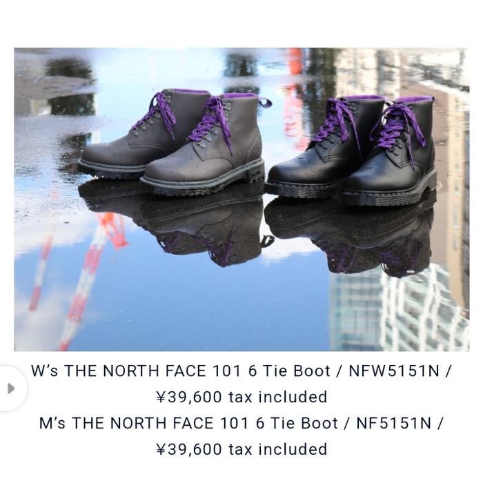 The North Face Purple Dr.Martens 26cm