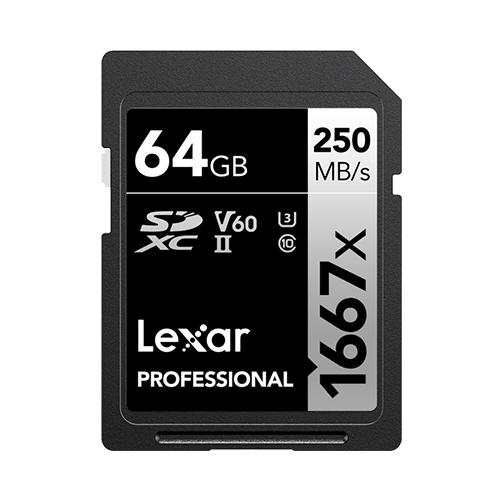 Gambar SD CARD Lexar Professional 1667x SDXC UHS-II 64GB / 128GB / 256GB - 64 gb dari Angelina Computer_NEW undefined Tokopedia