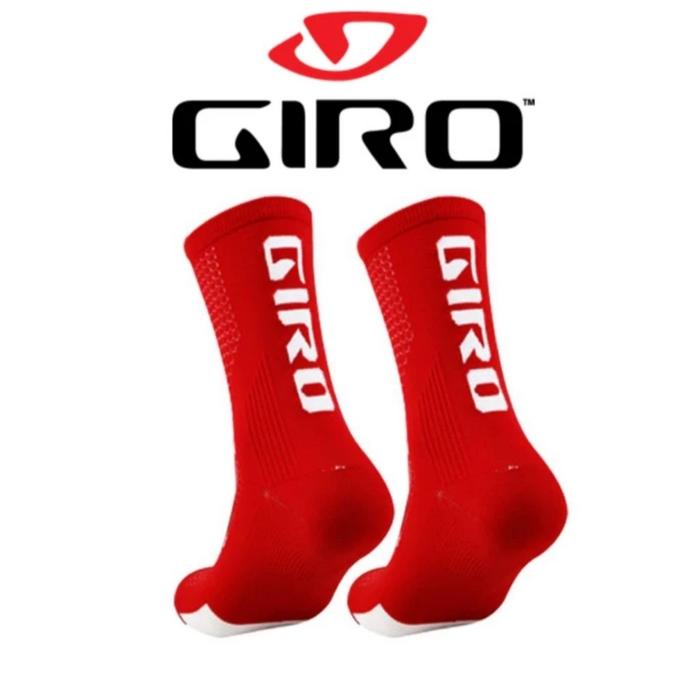 Gambar KAOS KAKI GIROSOCK SEPEDA BAHAN QUICK DRY BREATHABLE COOLMAX OLAH RAGA - Merah dari AliciaBike_Shop undefined Tokopedia