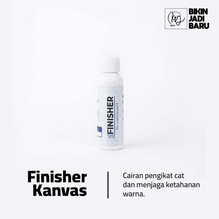 Gambar Finisher Cat Sepatu " KSJ Finisher " ( Pelengkap Pembersih Sepatu ) - FINISHER CANVAS, 60 ML dari PinturaShop undefined Tokopedia