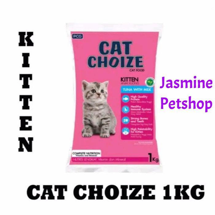 Gambar Cat Choize Kitten 1Kg, Tuna W Milk ( Pink ), Dry Food , CC Kitten Pink dari Jasmine Petshop1221 undefined Tokopedia