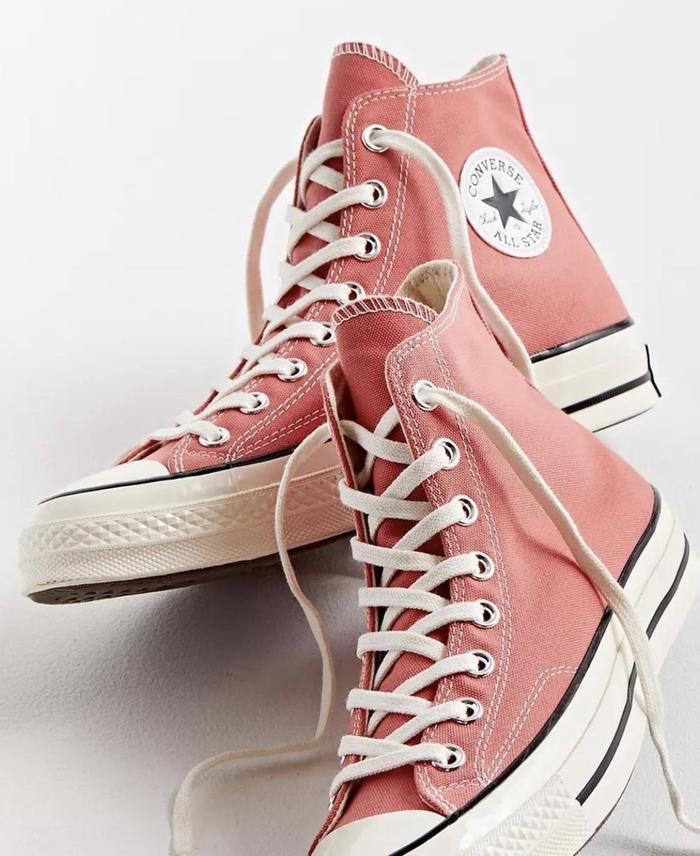 Terracotta Pink Converse 70s High Pink Converse Chuck 70 Hi Ltd