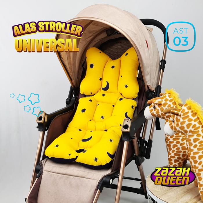 Gambar Alas Stroller Bayi Universal Baby Car Seat Stroller Pad 5 Lubang - AST-03 dari Zazah Queen undefined Tokopedia