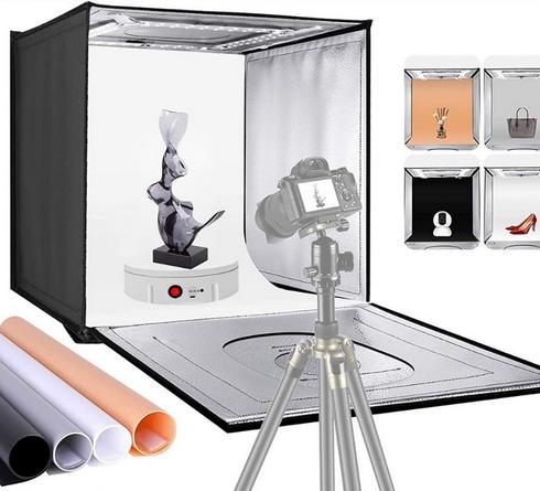 Gambar Alas putar rotasi Stand display putar Rotating big display Turner - 30cm, Putih dari SureSun undefined Tokopedia