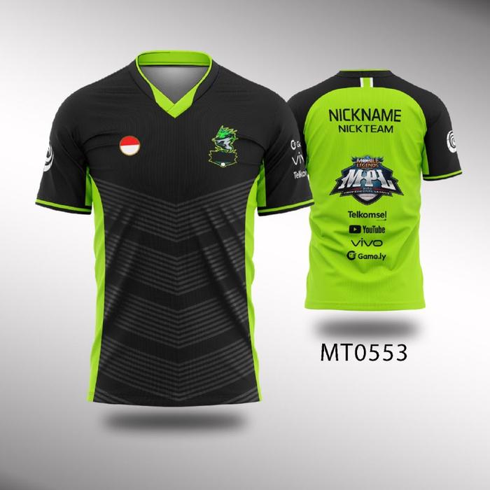 Gambar Kaos Jersey Olahraga Team Esport Mobile Legends PUBG MT0553 Custom - L dari df_store10 undefined Tokopedia