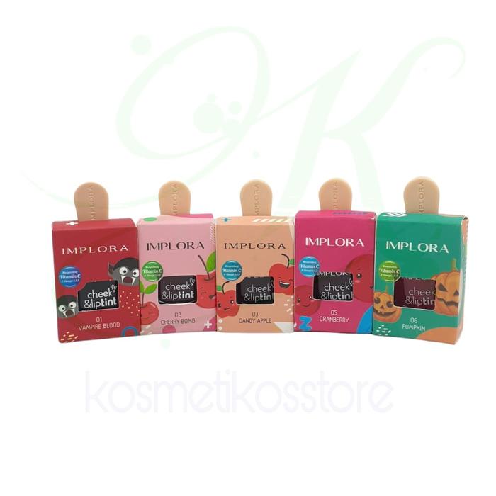 Gambar IMPLORA CHEEK & LIPTINT / IMPLORA LIPTINT - 01 VMPIRE BLOOD dari Kosmetikos Store undefined Tokopedia