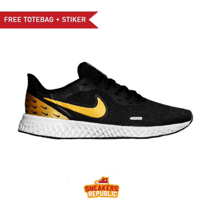 Jual SEPATU NIKE REVOLUTION 5 BLACK 