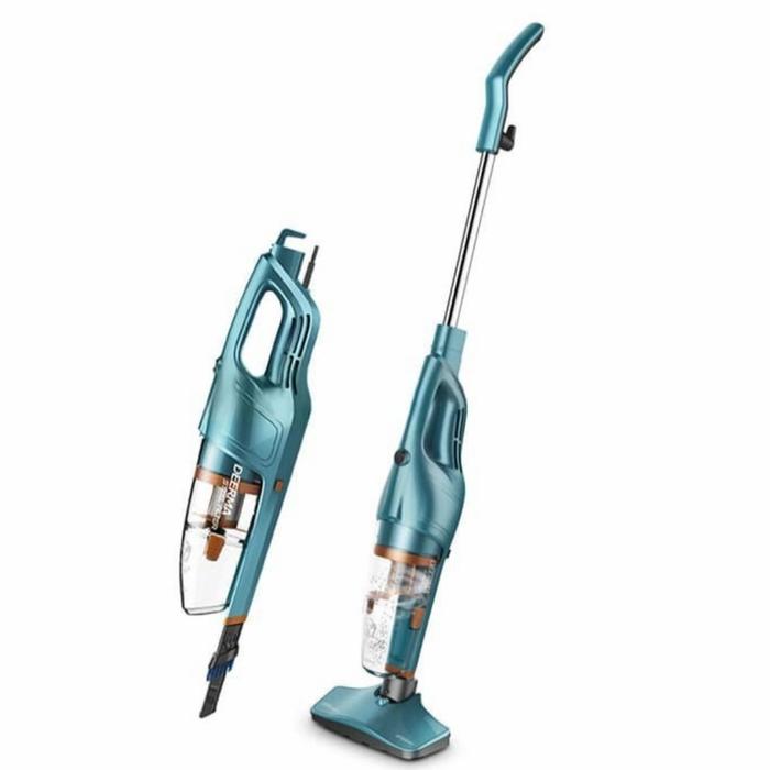 Gambar DEERMA DX900 Vacuum Cleaner handheld 2IN1 Sedot Debu DX 900 - Black - Biru dari Calvin Kitchen undefined Tokopedia